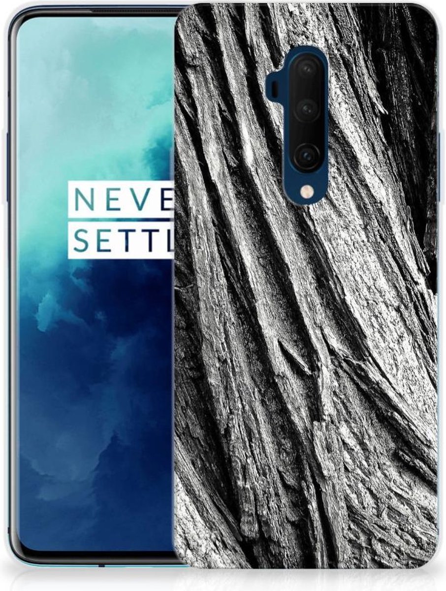 Bumper Hoesje OnePlus 7T Pro Boomschors Grijs