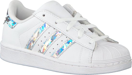 Adidas Meisjes Lage Sneakers Superstar C - Wit - Maat 34 | Bestel nu!