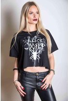 Alice Cooper Dames Tshirt -M- Spider Splatter Zwart
