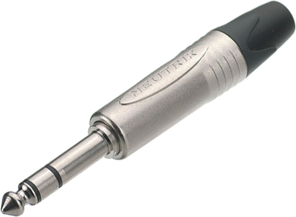 Jack plug 6.35 mm 3P