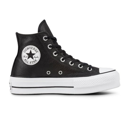 Converse Dames Hoge sneakers Chuck Taylor All Star Lift Hi - Zwart - Maat  36,5 | bol.com