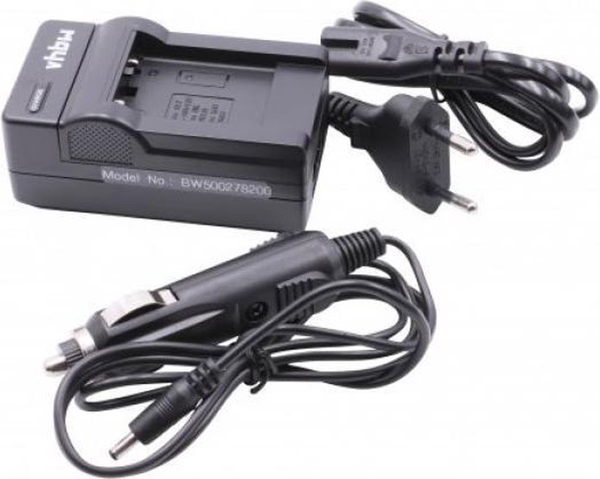 Camera accu snellader compatibel met o.a. Casio NP-80/NP-82, Fujifilm NP-45, Kodak KLIC-7006, Nikon EN-EL10 en Olympus Li-40B/Li-42B accu's