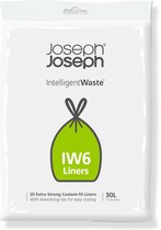 Joseph Joseph Intelligent Waste afvalzak IW6 - 30 liter grijs - 20 stuks
