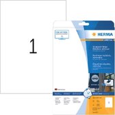 HERMA Folien-Etiketten A4 210x297mm weiß ablösbar 20St.