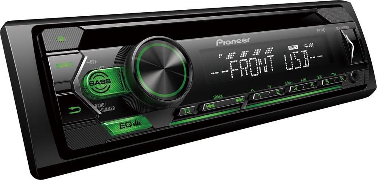 Pioneer DEH-S120UBG – 1-DIN autoradio met CD-speler, USB & AUX – 5-bands equalizer – 4×50 W – foto 2