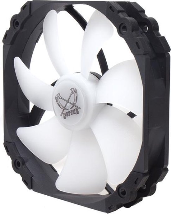 Scythe Kaze Flex 140 RGB Ventilatorhuis 140mm PWM 1800 rpm zwart, wit