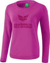 Erima Essential Dames Sweater - Sweaters  - roze - 34