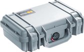 Peli Case   -   Camerakoffer   -   1170   -  Zilver   incl. plukschuim  26,800000 x 15,300000 x 8,000000 cm (BxDxH)