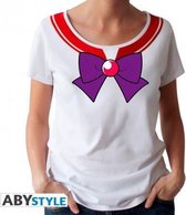SAILOR MOON - Tshirt Sailor Mars woman white - premium