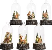 Lumineo LED stolp met decoratie Warm wit