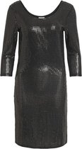 Vibeyla 3/4 dress/tb Black/w. black lurex