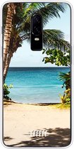 OnePlus 6 Hoesje Transparant TPU Case - Coconut View #ffffff