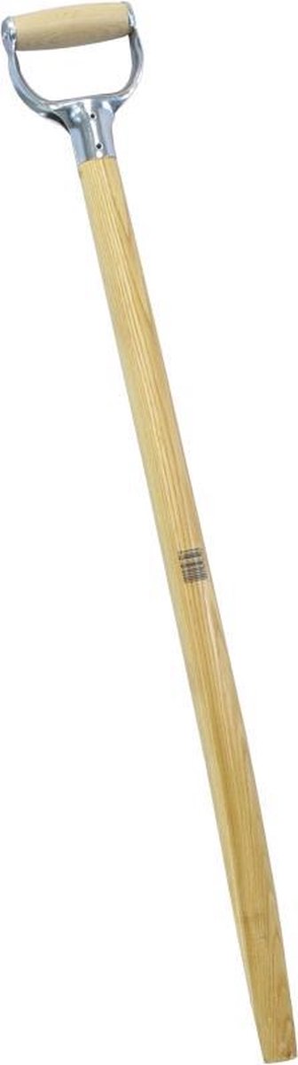 Excellent Steel YD - 95cm - gebogen - Houten bezemsteel - Steel met D grip - Losse steel - Schop van Excellent — afbeelding 2