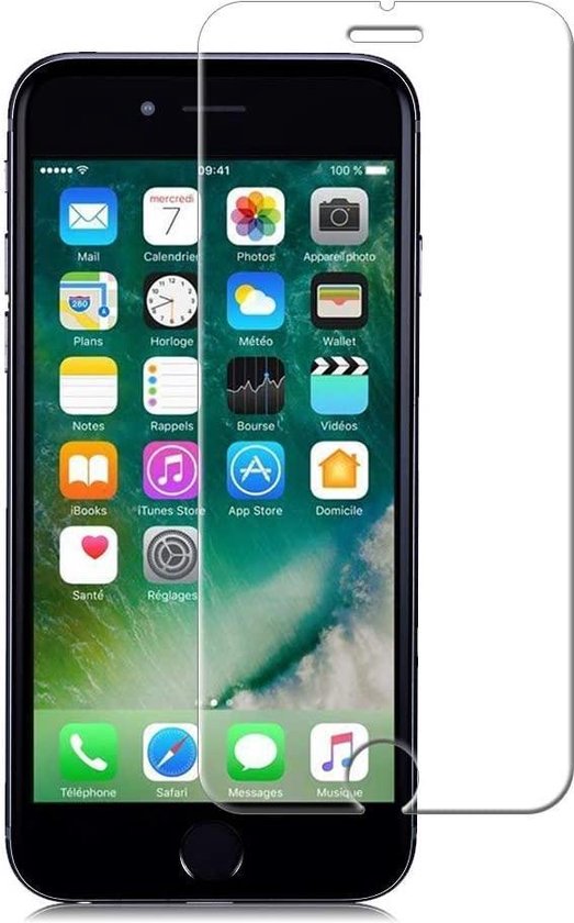 Apple iPhone 6 / 6S Screen Protector Glas - Protecteur d'écran en Tempered Glass trempé - 3x