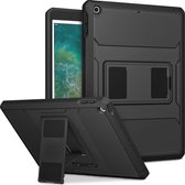 Accezz Tablet Hoes Geschikt voor iPad 6e generatie (2018) / iPad 2017 (5e generatie) - Accezz Rugged Back Case - Zwart