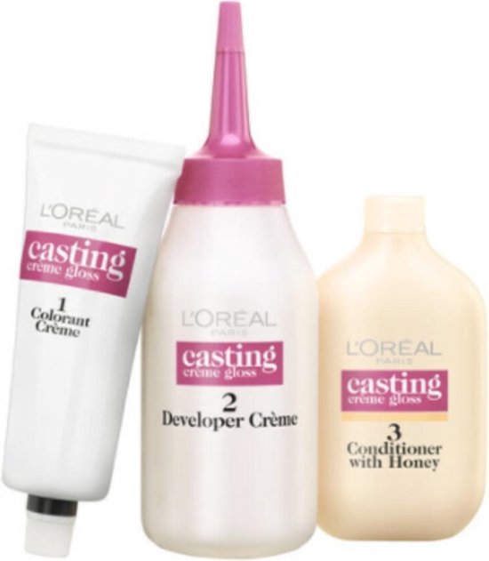 6x L'Oréal Casting Crème Gloss Haarkleuring 700 Mocha Mania - Middenblond | 6x L'Oréal Casting Crème Gloss Haarkleuring 700 Mocha Mania - Middenblond |