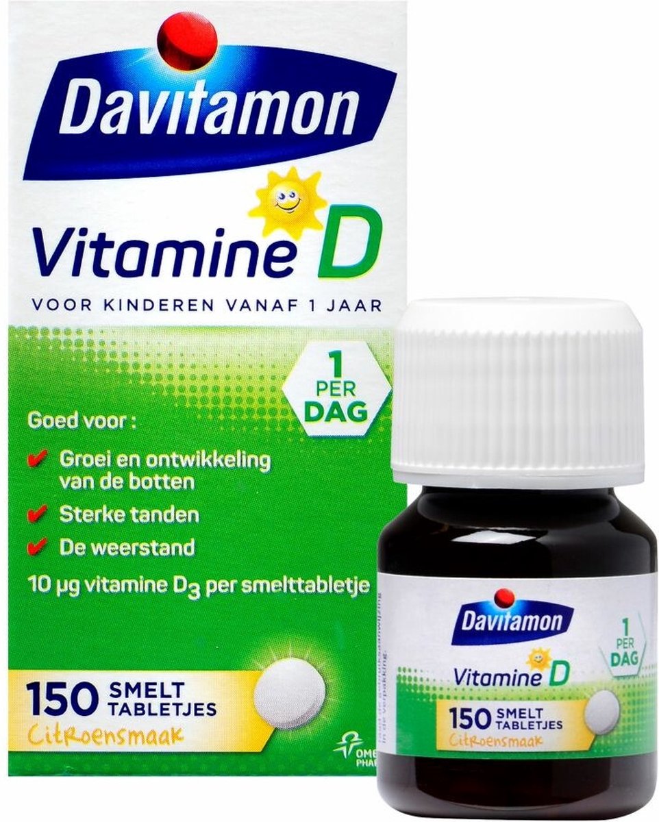 Davitamon Vitamine D Kinderen Groei en Ontwikkeling - -... bol.com