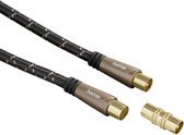 Hama Antennekabel Coax Metaal Verguld 1.5m 120dB 5sterren
