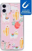 Apple iPhone 11 Hoesje - My Style - Magneta Serie - TPU Backcover - Roze - Hoesje Geschikt Voor Apple iPhone 11