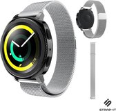 Milanees Smartwatch bandje - Geschikt voor  Samsung Gear Sport Milanese band - zilver - Strap-it Horlogeband / Polsband / Armband