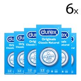 Durex Condooms Classic Natural 12st x6