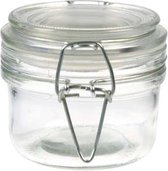 Pot Met Clip 18cl D8,5xh7cm Rond Glas