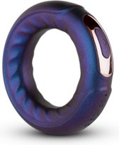 Hueman Saturn Vibrerende Cock/Ball Ring – Cockring voor een Langdurige Erectie – Sex Toys voor Mannen voor het Stimuleren van de Penis en Ballen – Paars