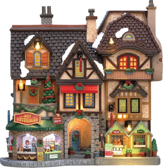 Lemax - River Moor's Christmas Street Festival -  B/o (4.5v) - Kersthuisjes & Kerstdorpen