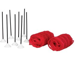 Lemax - Ski Racing Net -  Set Of 10 - Kersthuisjes & Kerstdorpen