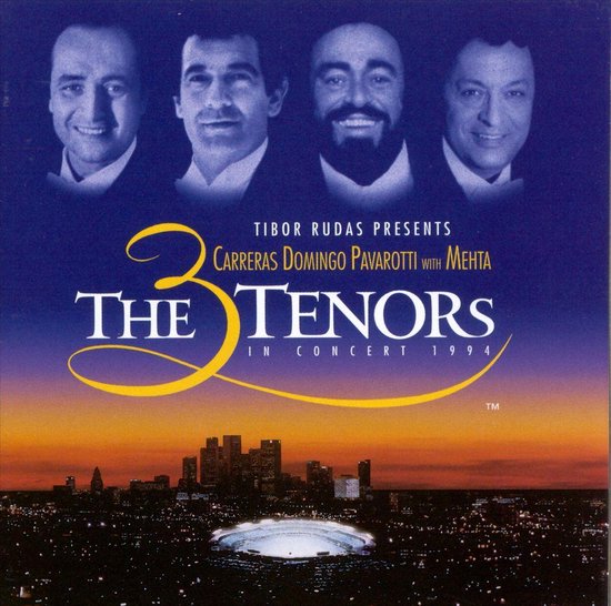 Three Tenors In Concert 1994 Carreras Domingo Pavarotti Los