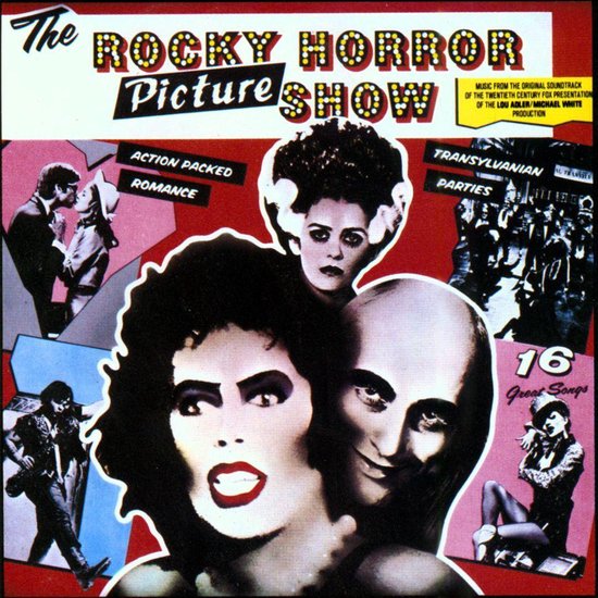 Albumcover The Rocky Horror Picture Show met Frank N Furter en Janet Weiss