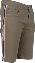 MZ72 - Heren Jeans Short - Fold - Stretch - Army