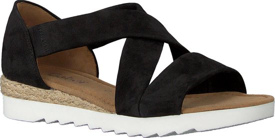 Gabor 711.1 Sandalen - Dames - Zwart - Maat 38,5 | bol.com