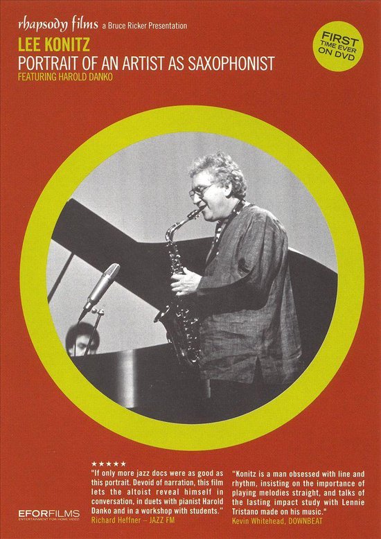 Cover van de film 'Lee Konitz - Portrait Of An Artist As Saxophonis'