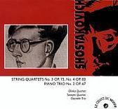 Shostakovich 25th Anniversary - String Quartets nos 3 & 4 etc