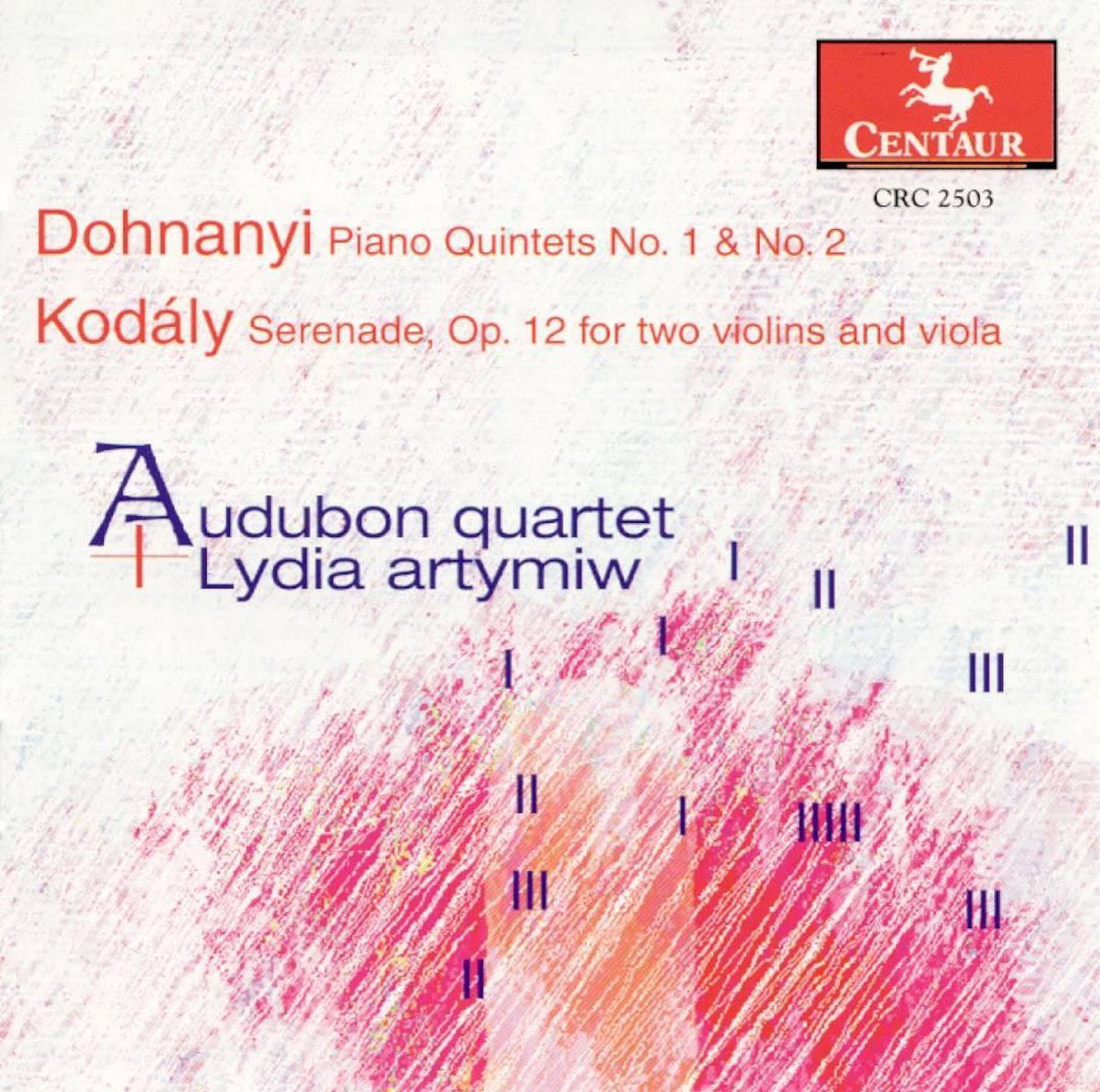 Dohnanyi: Piano Quintets nos 1 & 2; Kodaly etc / Artymiw, Audubon Quartet