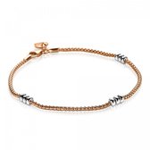 ZINZI zilveren fantasie armband rose verguld ZIA1421B