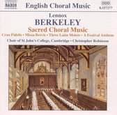 Lennox Berkeley:Sacred Choral