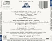 Handel: Alexander's Feast; Oboe Concertos; Sonata a 5