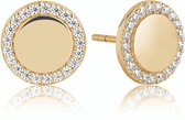 SIF JAKOBS BIJOUX BOUCLES D'OREILLES FOLLINA SJ-E2925-CZ(YG)