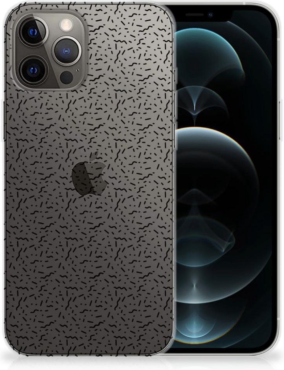 TPU Hoesje voor iPhone 12 Pro Max TPU bumper Stripes Dots