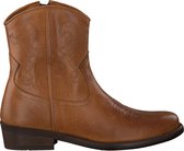 Koel4kids Meisjes Enkellaarsjes Ko597a - Cognac - Maat 32