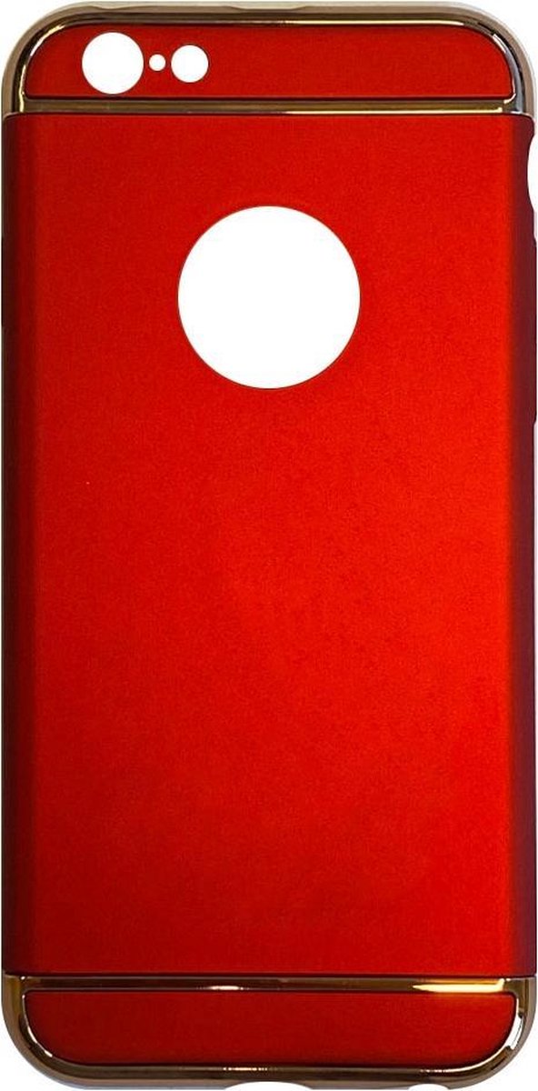 Fit Fashion - Hardcase Hoesje - Geschikt voor iPhone 6/6S - Rood