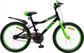 Amigo Wild - Mountainbike 20 inch - Voor jongens en meisjes - Zwart/Groen