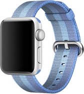 watchbands-shop.nl Nylon bandje - Apple Watch Series 1/2/3 (38mm) - Blauw