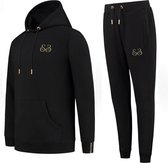 Elegante - Heren Joggingpak - Gold E3 - Zwart