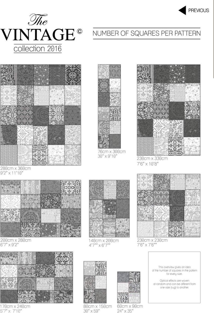 Louis de Poortere Vintage Vloerkleed 200x280 Creme