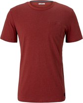 Tom Tailor Korte mouw T-shirt - 1021481 Oranje (Maat: XL)