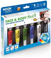 Moon Creations Face & Body Paint Schmink Primary Colours Set Multicolours