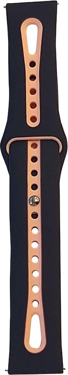 Sportbandje - Samsung Gear S3/Galaxy Watch 46mm - blauw/roze - siliconen